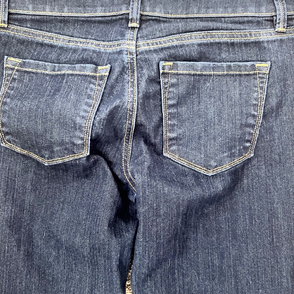 LOFT Modern Skinny Size 4 Jeans Dark Wash Blue Denim Everyday Casual VGC 30 x 30 - Picture 6 of 8